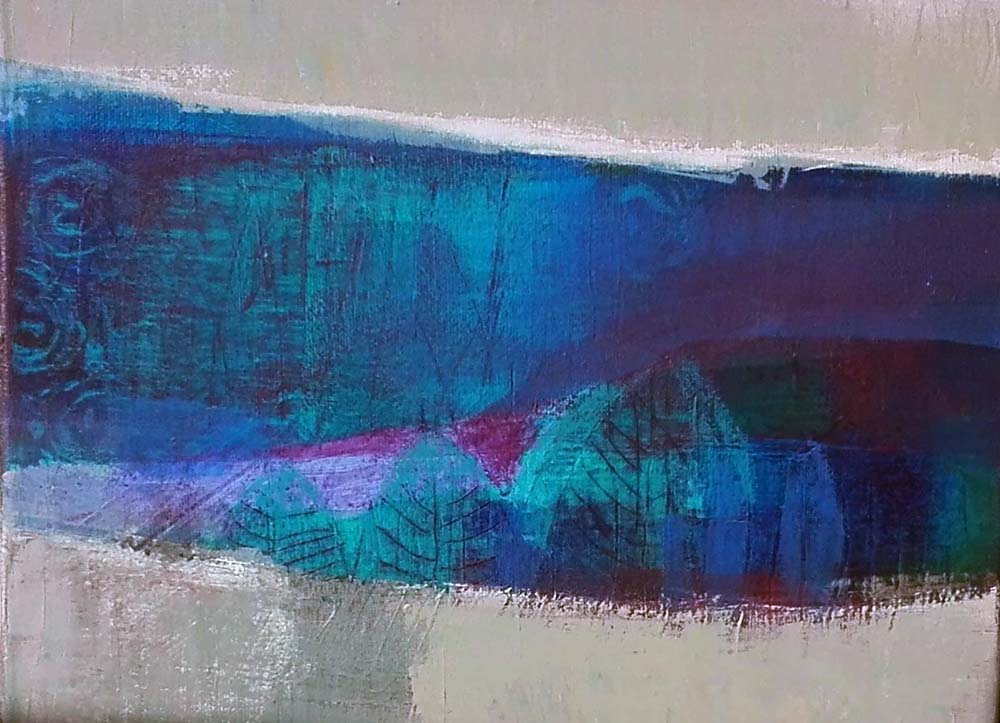 peinture acrylique, acrylique on canvas, modern painting, contemporary painting, abstract painting, paysage, landscape painting odile touillier peinture