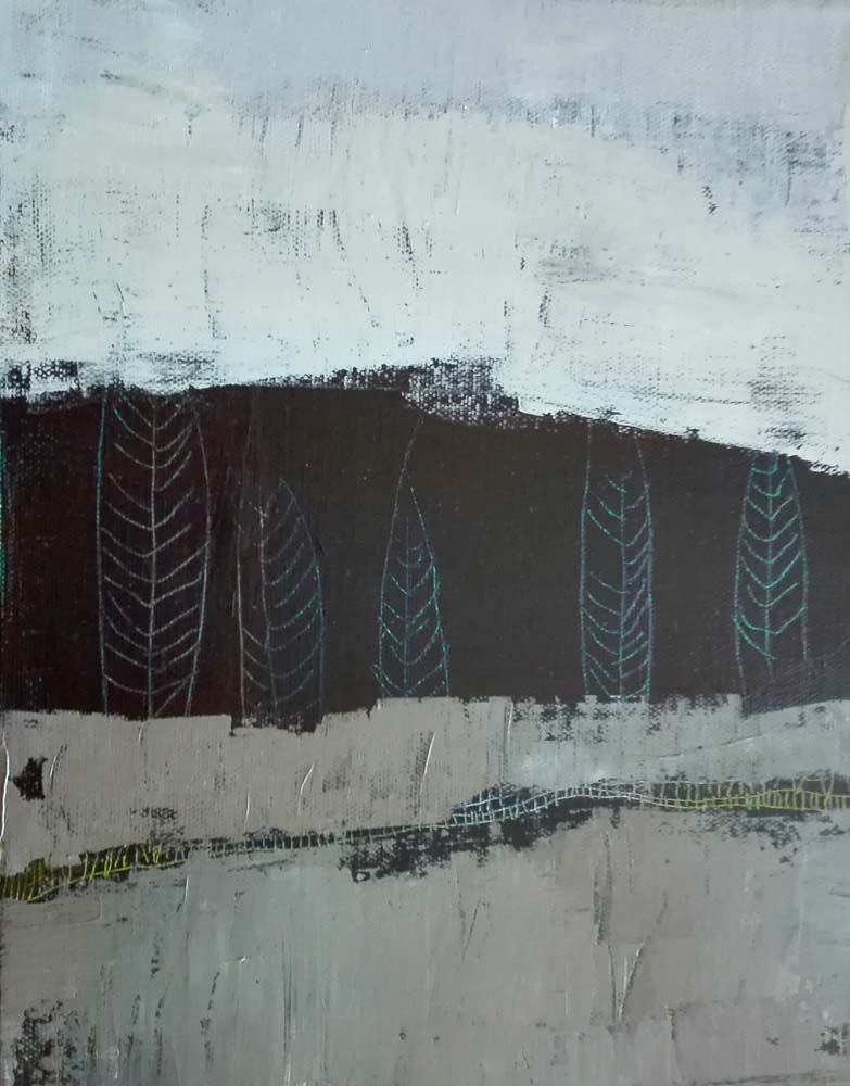 peinture acrylique, acrylique on canvas, modern painting, contemporary painting, abstract painting, paysage, landscape painting, odile touillier peinture