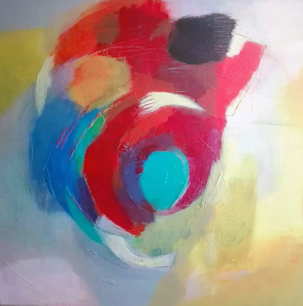 peinture acrylique, acrylique on canvas, modern painting, contemporary painting, abstract painting, spectacle vivant, théâtre de Die, odile touillier peinture