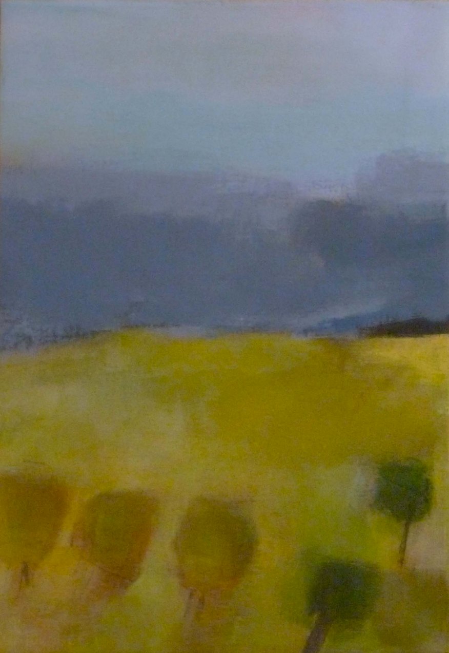 Acrylique sur toile, acrylic on canvas, landscape painting, paysage,odile touillier painting