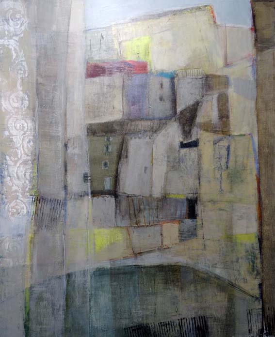 Acrylique sur toile, acrylic on canvas, paysage, landscape painting, odile touillier painting, la galerie du 10