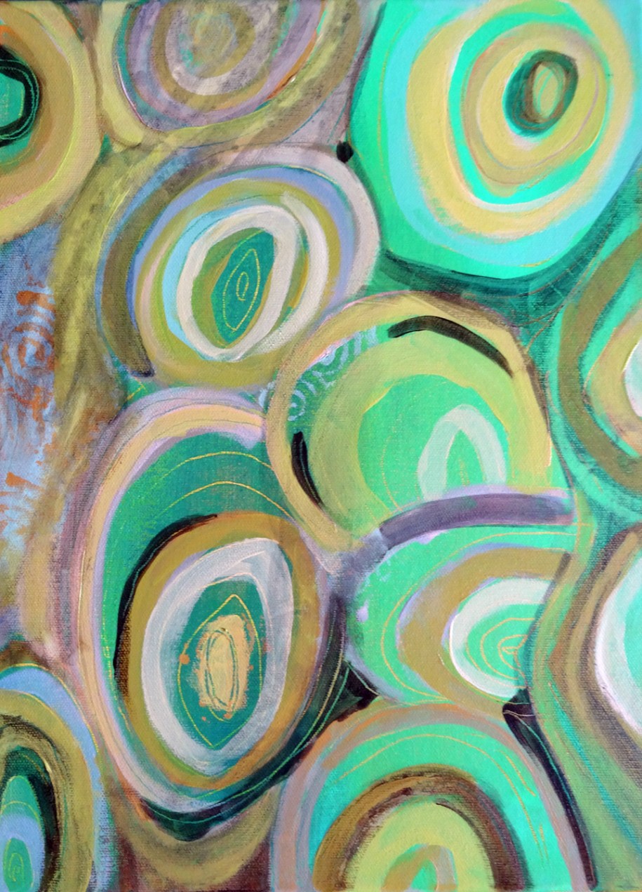 Acrylique sur toile, acrylic on canvas, paysage, landscape painting, odile touillier painting, galerie du 10, résidence artistique