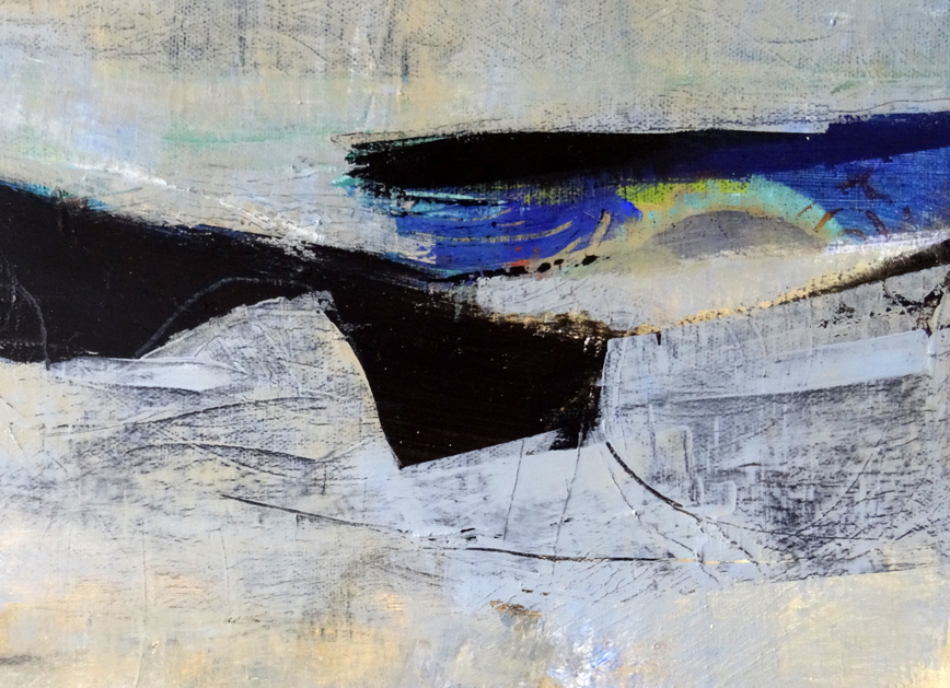 résidence artistique, thème "eau", avril 2020, Odile Touillier, painting Odile Touillier, acrylique on canvas, moderne painting, la galerie du 10, landscape painting,