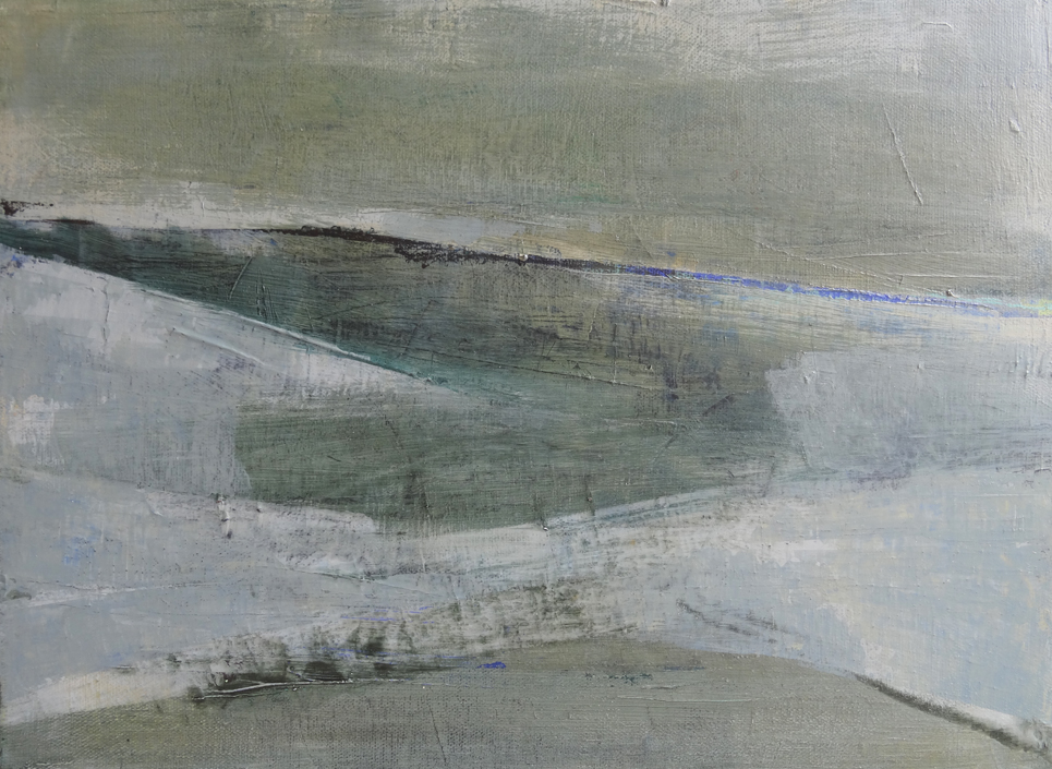 résidence artistique, thème "eau", avril 2020, Odile Touillier, painting Odile Touillier, acrylique on canvas, moderne painting, la galerie du 10, landscape painting,