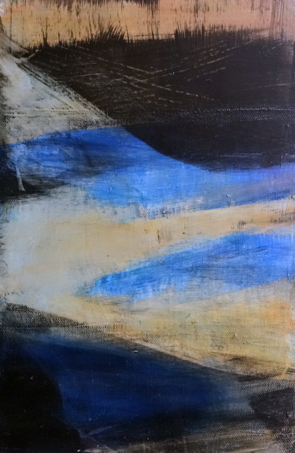 résidence artistique, thème "eau", avril 2020, Odile Touillier, painting Odile Touillier, acrylique on canvas, moderne painting, la galerie du 10, landscape painting,