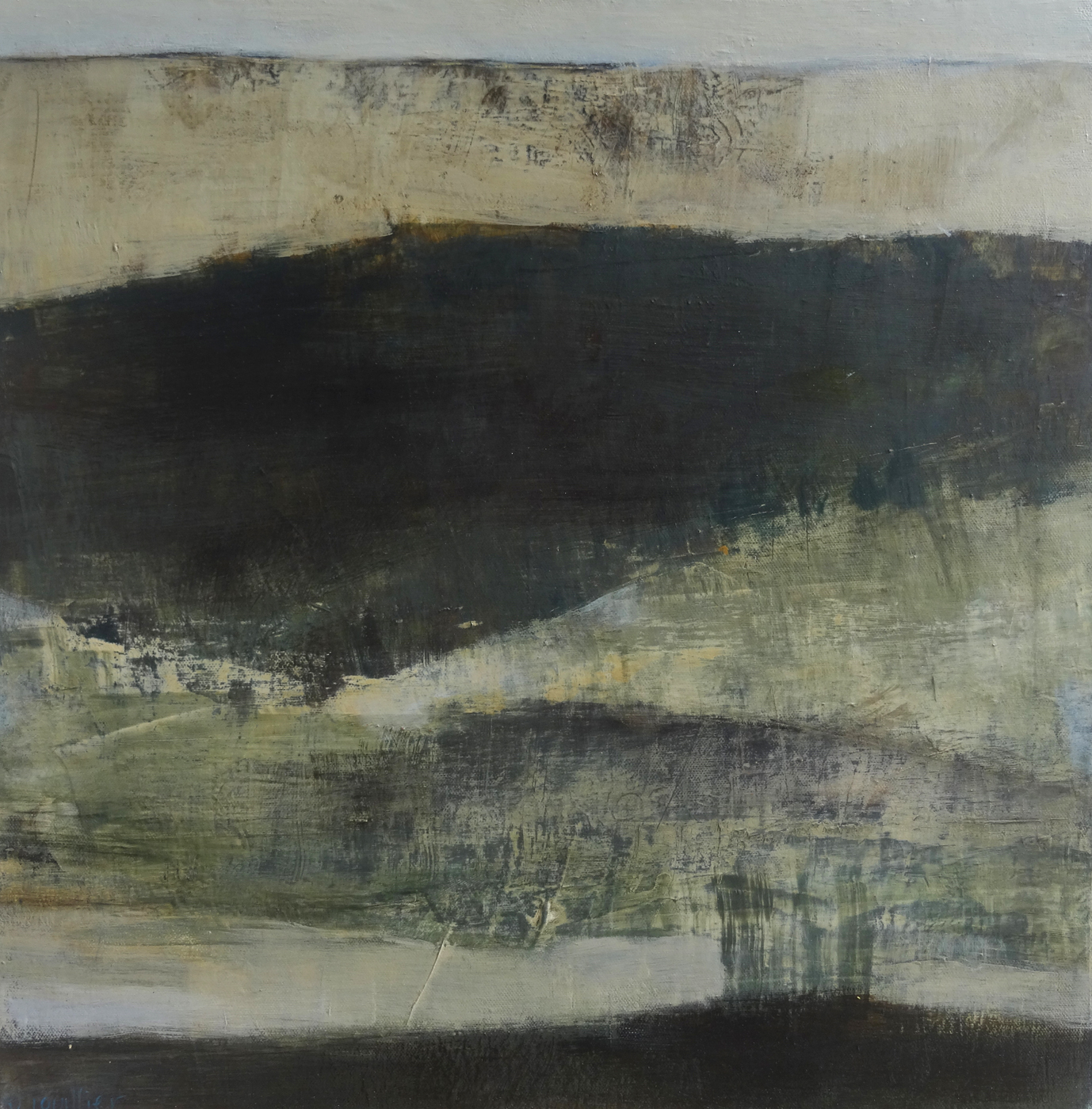 Acrylique sur toile, acrylic on canvas, paysage, landscape painting, odile touillier painting, galerie du 10