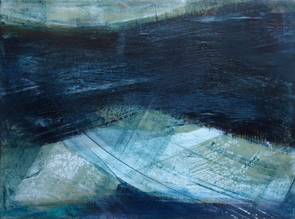 odile touillier, peinture acrylique sur toile, artiste contemporain, touillier, galerie du 10, galerie du dix, paysage, regarde la rivière chante, eau