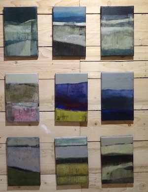 peinture acrylique sur toile, touillier, galerie du 10, paysage, e.cadeau, expo automne hiver