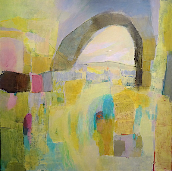 peinture acrylique sur toile, touillier, galerie du 10, paysage, e.cadeau, expo, été 2021