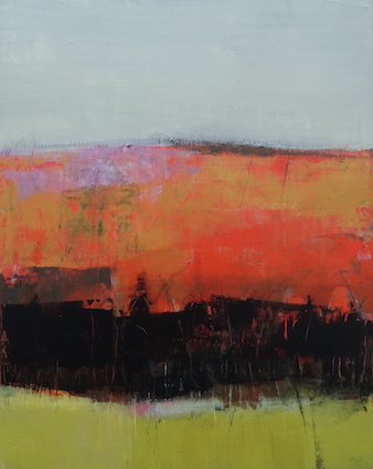 peinture acrylique sur toile, touillier, galerie du 10, paysage, e.cadeau, expo, été 2021