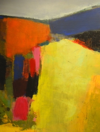 peinture acrylique sur toile, touillier, galerie du 10, paysag