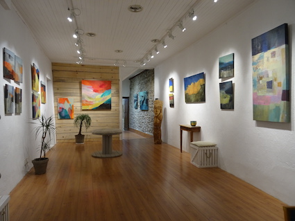 peinture acrylique sur toile, touillier, galerie du 10, paysage, e.cadeau, expo, été