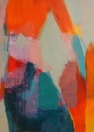 peinture acrylique sur toile, touillier, galerie du 10, paysag