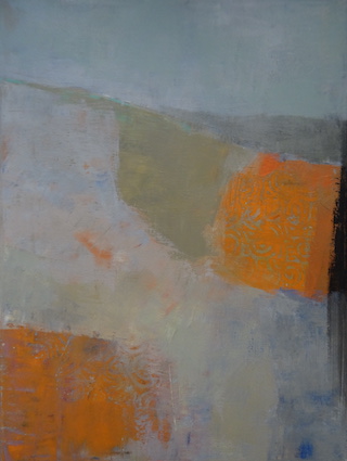 peinture acrylique sur toile, touillier, galerie du 10, paysag